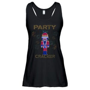 Party Cracker New Years Eve Holiday Nutcracker Squad Ladies Essential Flowy Tank