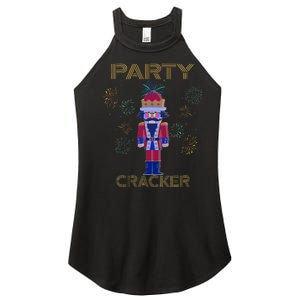 Party Cracker New Years Eve Holiday Nutcracker Squad Women's Perfect Tri Rocker Tank