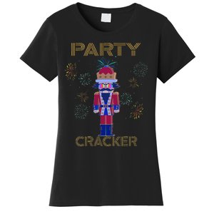 Party Cracker New Years Eve Holiday Nutcracker Squad Women's T-Shirt