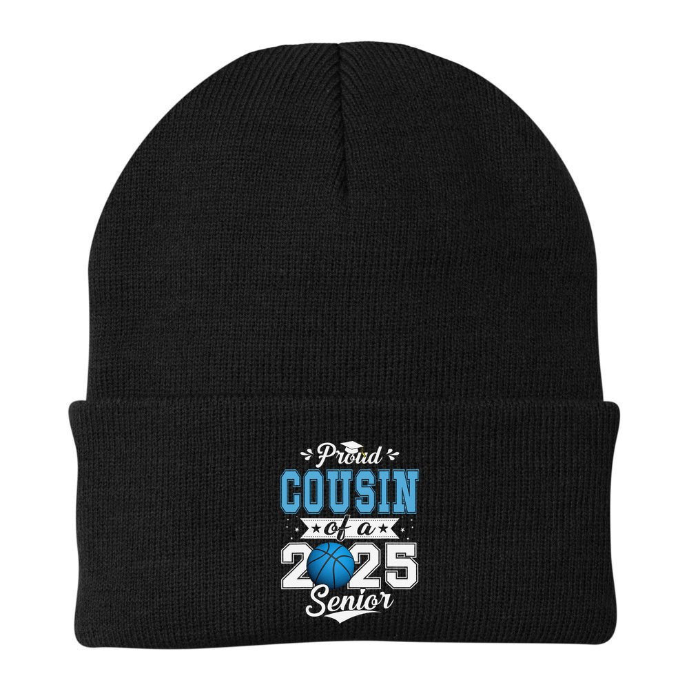 Proud Cousin Of A 2025 Senior Graduate Basketball Gift Beanie