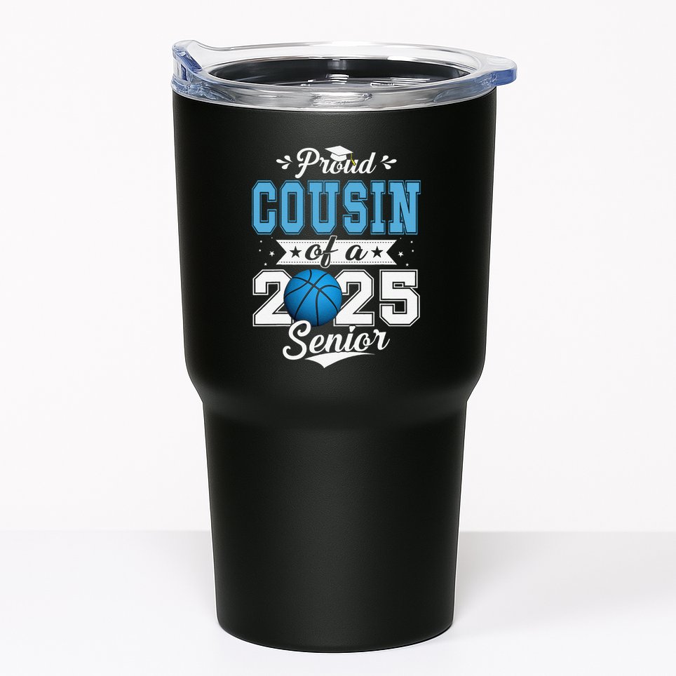 Proud Cousin Of A 2025 Senior Graduate Basketball Gift Tumbler
