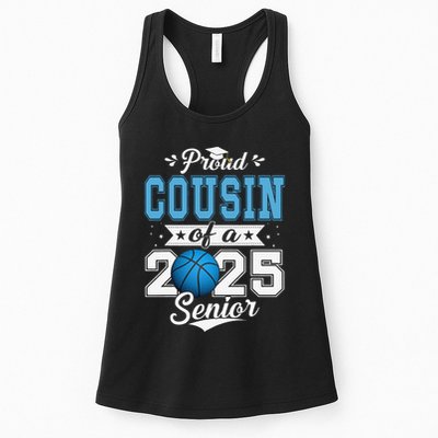 Proud Cousin Of A 2025 Senior Graduate Basketball Gift Womens Tank Top