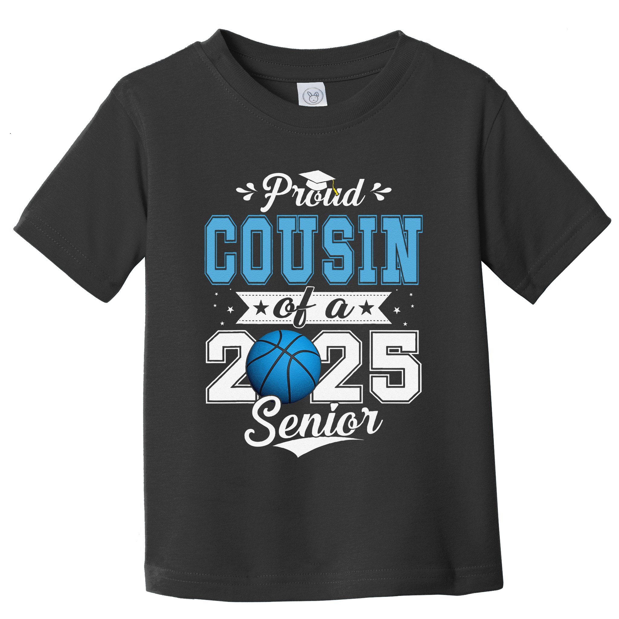 Proud Cousin Of A 2025 Senior Graduate Basketball Gift Toddler T-Shirt