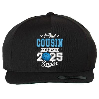 Proud Cousin Of A 2025 Senior Graduate Basketball Gift Wool Snapback Cap