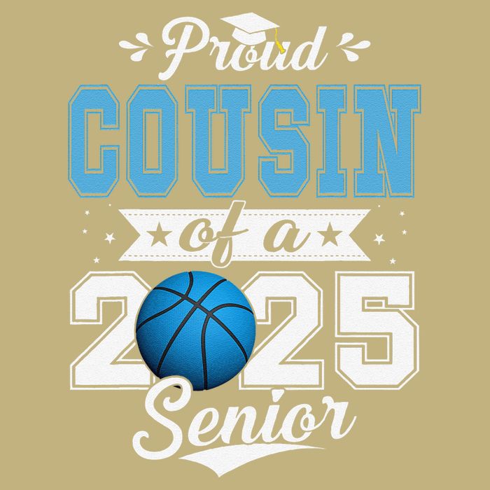 Proud Cousin Of A 2025 Senior Graduate Basketball Gift Cooling Performance Crew T-Shirt
