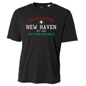 Pizza Capital Of The World New Haven Connecticut Cooling Performance Crew T-Shirt