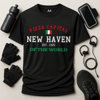 Pizza Capital Of The World New Haven Connecticut Performance Shirt