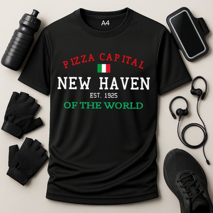 Pizza Capital Of The World New Haven Connecticut Performance Shirt