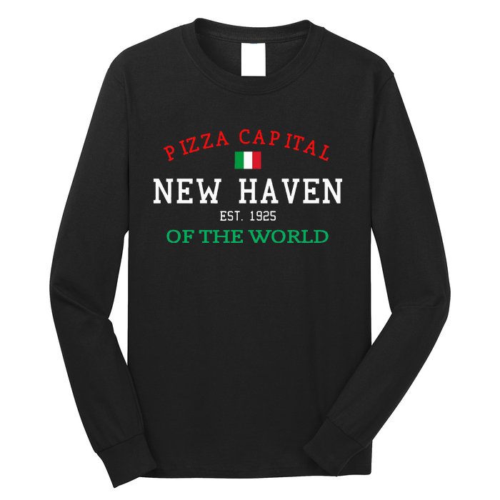 Pizza Capital Of The World New Haven Connecticut Long Sleeve Shirt