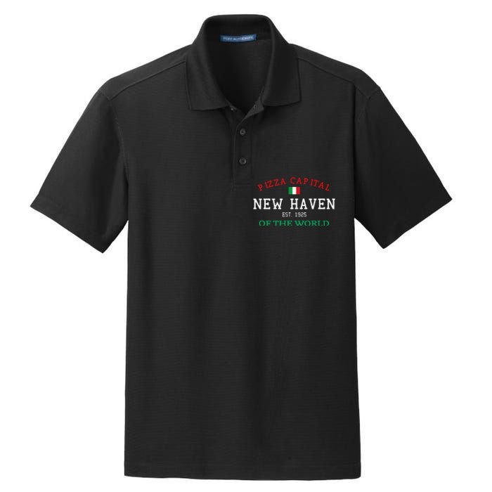 Pizza Capital Of The World New Haven Connecticut Dry Zone Grid Polo