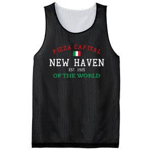 Pizza Capital Of The World New Haven Connecticut Mesh Reversible Basketball Jersey Tank