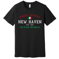 Pizza Capital Of The World New Haven Connecticut Premium T-Shirt