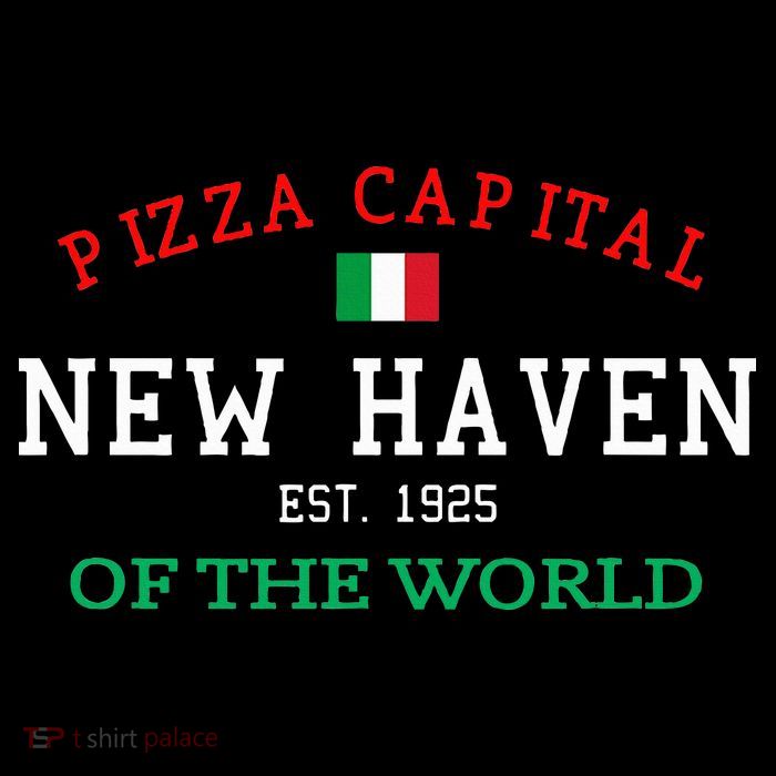 Pizza Capital Of The World New Haven Connecticut Premium T-Shirt
