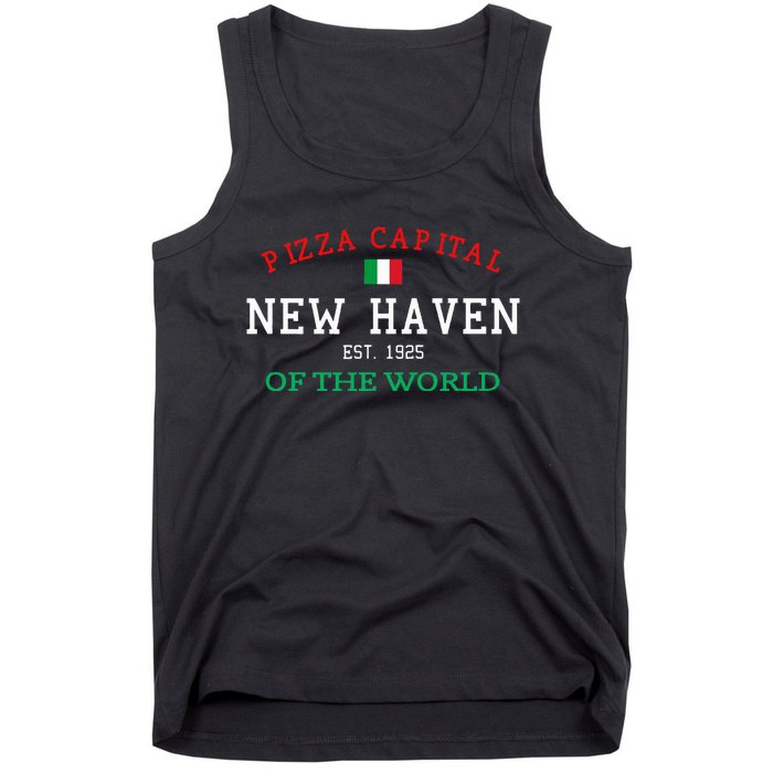 Pizza Capital Of The World New Haven Connecticut Tank Top