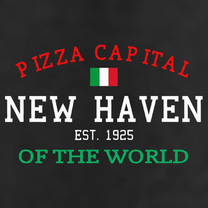 Pizza Capital Of The World New Haven Connecticut Golf Towel