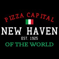 Pizza Capital Of The World New Haven Connecticut Short Acrylic Beanie
