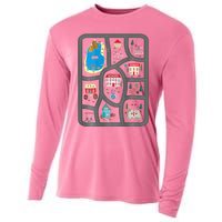 Play Cars On DadS Back Mat Road Car Race Track Cooling Performance Long Sleeve Crew