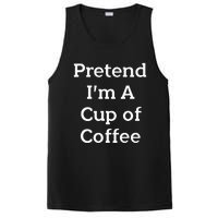 Pretend Cup Of Coffee Costume Funny Halloween Coffee PosiCharge Competitor Tank