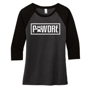 Pawdre Cat Or Dog Dad Fathers Day Gift Women's Tri-Blend 3/4-Sleeve Raglan Shirt