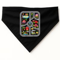 Play Cars On Dads Back Mat Road Car Race Track USA-Made Doggie Bandana