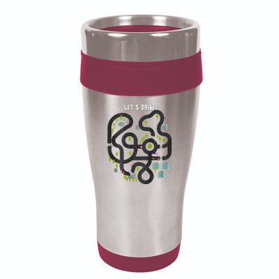 Play Cars On Daddys Back Gift For Dad Massage 16oz Travel Tumbler