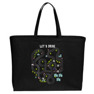 Play Cars On Daddys Back Gift For Dad Massage Cotton Canvas Jumbo Tote