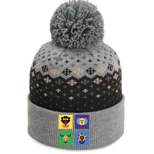 Pixelated Costumes Of Barranquilla's Carnival Miami Florida Meaningful Gift The Baniff Cuffed Pom Beanie