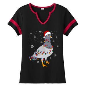 Pigeons Christmas Outfit Pigeon Breeder Christmas Girl Ladies Halftime Notch Neck Tee