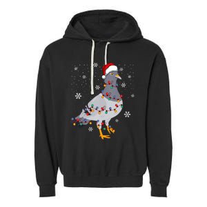 Pigeons Christmas Outfit Pigeon Breeder Christmas Girl Garment-Dyed Fleece Hoodie