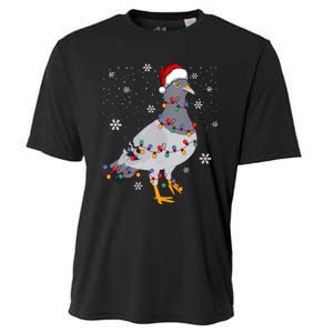 Pigeons Christmas Outfit Pigeon Breeder Christmas Girl Cooling Performance Crew T-Shirt