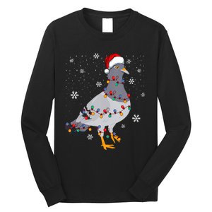 Pigeons Christmas Outfit Pigeon Breeder Christmas Girl Long Sleeve Shirt