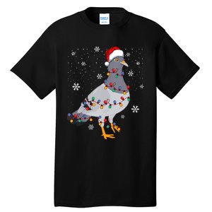 Pigeons Christmas Outfit Pigeon Breeder Christmas Girl Tall T-Shirt