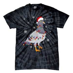 Pigeons Christmas Outfit Pigeon Breeder Christmas Girl Tie-Dye T-Shirt