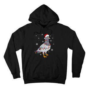 Pigeons Christmas Outfit Pigeon Breeder Christmas Girl Tall Hoodie