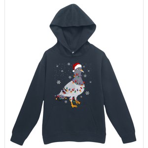 Pigeons Christmas Outfit Pigeon Breeder Christmas Girl Urban Pullover Hoodie