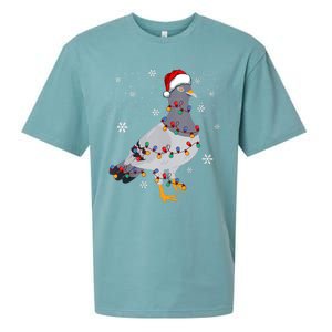 Pigeons Christmas Outfit Pigeon Breeder Christmas Girl Sueded Cloud Jersey T-Shirt