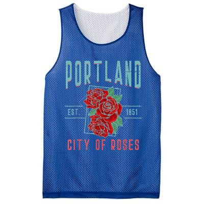 Portland City Of Roses Oregon Pdx Mesh Reversible Basketball Jersey Tank