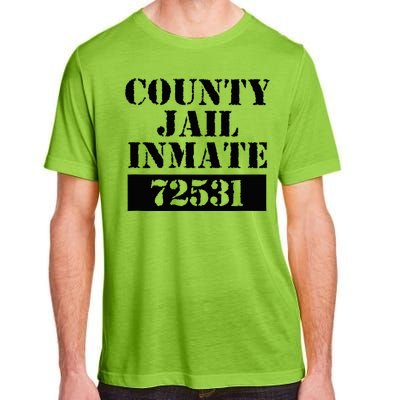 Prisoner Costume Orange Halloween County Inmate Jailhouse Adult ChromaSoft Performance T-Shirt