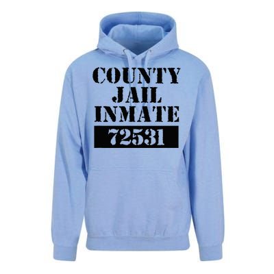 Prisoner Costume Orange Halloween County Inmate Jailhouse Unisex Surf Hoodie