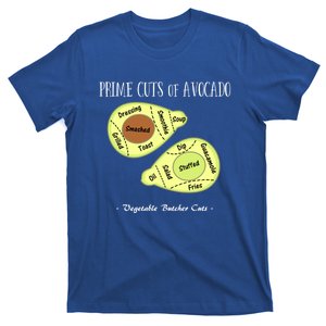 Prime Cuts Of Avocado Butcher Cuts Vegetarian Vegan Cool Gift T-Shirt