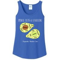 Prime Cuts Of Avocado Butcher Cuts Vegetarian Vegan Cool Gift Ladies Essential Tank