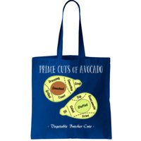 Prime Cuts Of Avocado Butcher Cuts Vegetarian Vegan Cool Gift Tote Bag