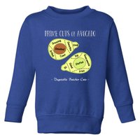 Prime Cuts Of Avocado Butcher Cuts Vegetarian Vegan Cool Gift Toddler Sweatshirt