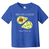 Prime Cuts Of Avocado Butcher Cuts Vegetarian Vegan Cool Gift Toddler T-Shirt