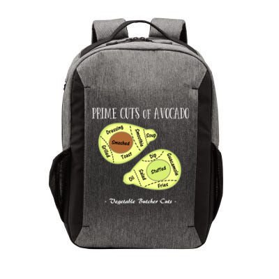 Prime Cuts Of Avocado Butcher Cuts Vegetarian Vegan Cool Gift Vector Backpack