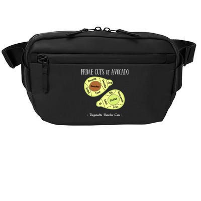 Prime Cuts Of Avocado Butcher Cuts Vegetarian Vegan Cool Gift Crossbody Pack