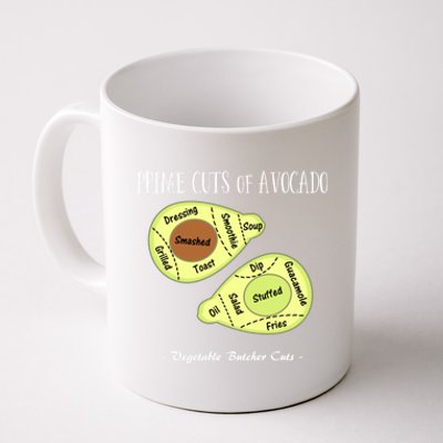 Prime Cuts Of Avocado Butcher Cuts Vegetarian Vegan Cool Gift Coffee Mug