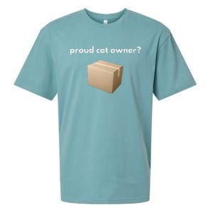 Proud Cat Owner Schrodingers Cat Funny Sueded Cloud Jersey T-Shirt