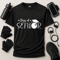 Player Class Of 2025 Graduation Seniors Gift Cooling Performance Crew T-Shirt