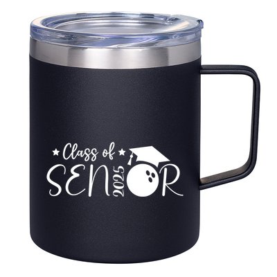 Player Class Of 2025 Graduation Seniors Gift 12oz Stainless Steel Coffee Mug